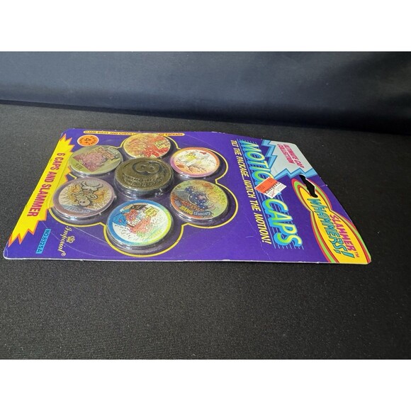 1994 POGS Sealed MOTION CAPS SLAMMER WHAMMERS - 6 cap 1 slammer Lenticular - Picture 5 of 6